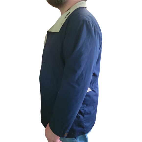 Vintage 80s IZ Sport Lightweight Jacket Men's Medium Blokecore Retro Minimalist - Picture 9 of 10